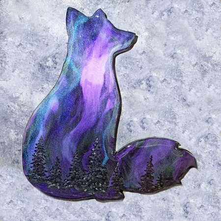 Northern Lights Art - Fuchs Lilly