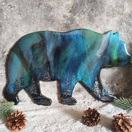 Northernlightsart Resin Bär Charlie