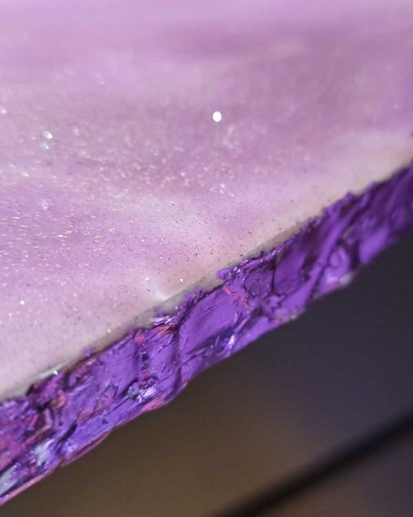Bild Kronenchakra violett - silber
