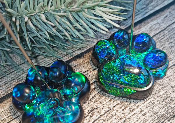Fotohalter Pfote aus Resin