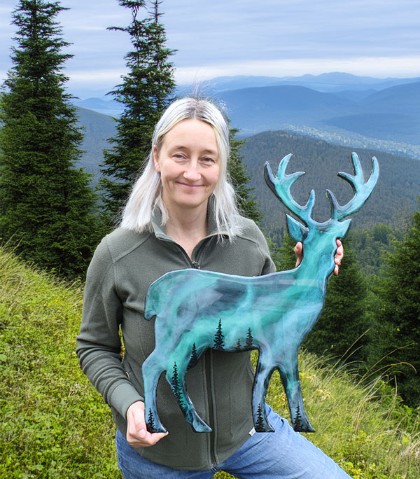 Die Polarlichtkünstlerin