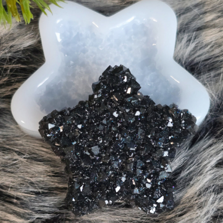 Silikonform Druzy Stern klein für Resin