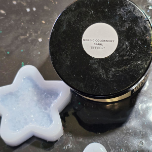 Resin Sternenform mit Pigment Nordic Colorshift